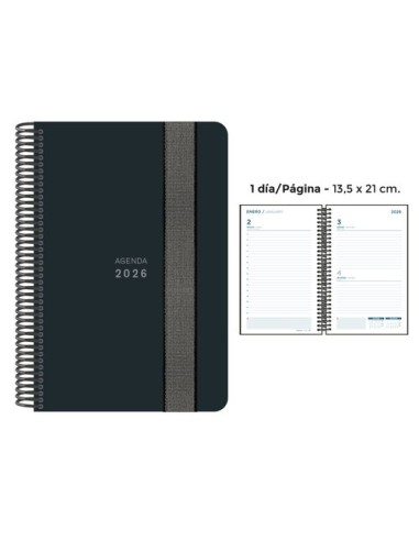 AG.SENF. UNICOLOR 135x210 D/P NEGRO