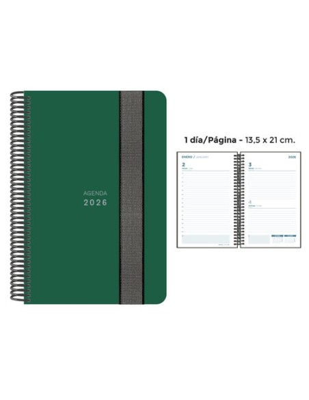 AG.SENF. UNICOLOR 135x210 D/P VERDE OSCU