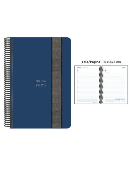 AG.SENF. UNICOLOR 160x235 D/P AZUL OSCUR