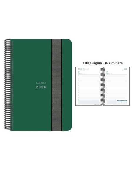 AG.SENF. UNICOLOR 160x235 D/P VERDE OSCU