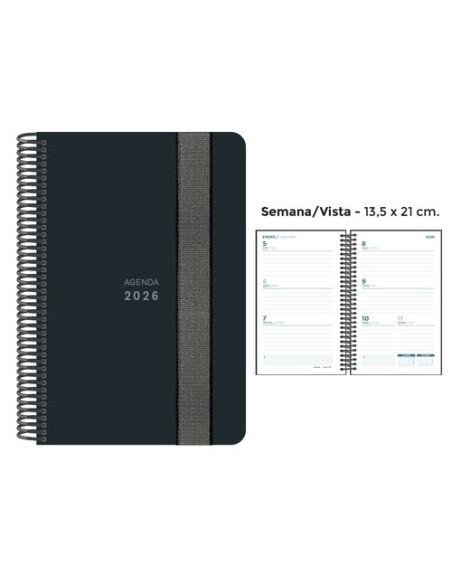 AG.SENF. UNICOLOR 135x210 S/V NEGRO