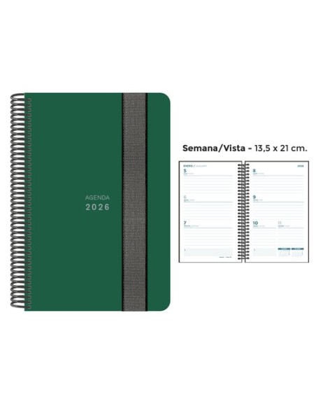 AG.SENF. UNICOLOR 135x210 S/V VERDE OSCU