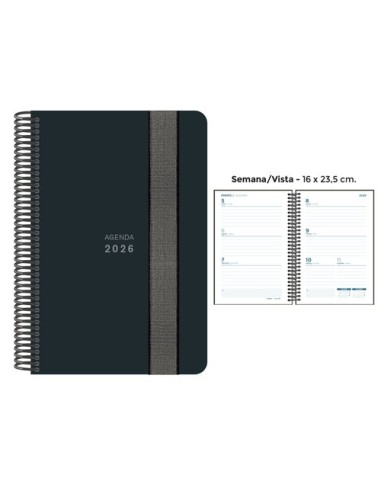 AG.SENF. UNICOLOR 160x235 S/V NEGRO