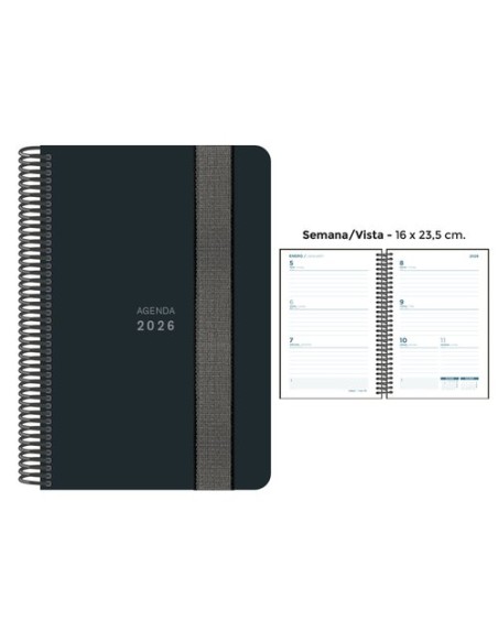 AG.SENF. UNICOLOR 160x235 S/V NEGRO