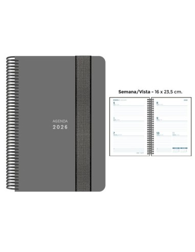 AG.SENF. UNICOLOR 160x235 S/V GRIS