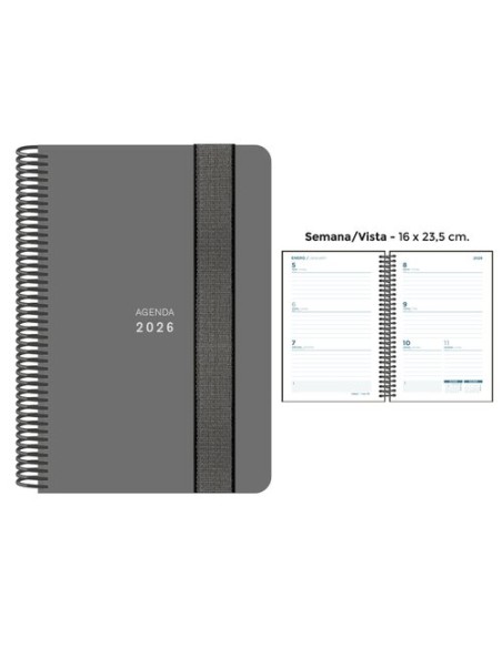 AG.SENF. UNICOLOR 160x235 S/V GRIS