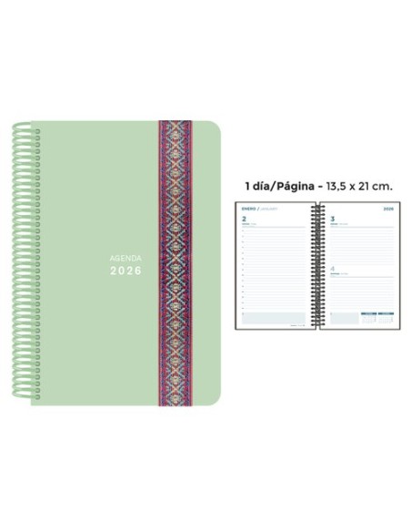 AG.SENF. PASTEL 135x210 D/P VERDE