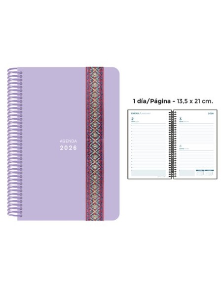 AG.SENF. PASTEL 135x210 D/P LILA