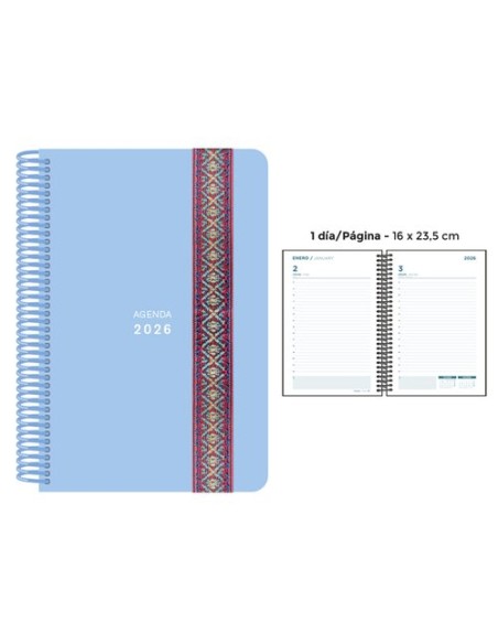 AG.SENF. PASTEL 160x235 D/P AZUL