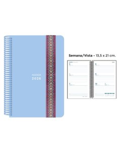 AG.SENF. PASTEL 135x210 S/V AZUL