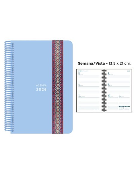 AG.SENF. PASTEL 135x210 S/V AZUL