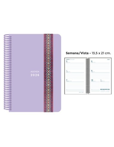 AG.SENF. PASTEL 135x210 S/V LILA