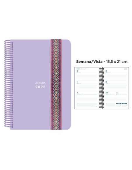 AG.SENF. PASTEL 135x210 S/V LILA