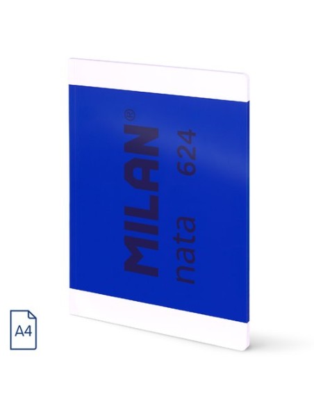 LIBRETA MILAN 624 A4 48h HRZ. AZUL - Pack de 3 unidades