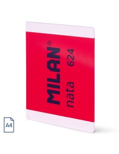 LIBRETA MILAN 624 A4 48h CD.5 ROSA - Pack de 3 unidades