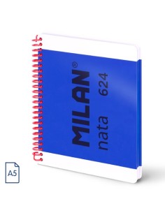 BLOC MILAN NATA 624 A5 80h LISO AZUL - Pack de 3 unidades