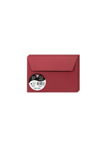 SOBRE CLAIREFONTAINE 114x162 BURDEOS P/2