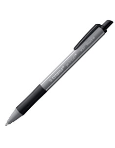 BOLIGRAFO STABILO POINTBALL GRIS OSCURO - Pack de 10 unidades