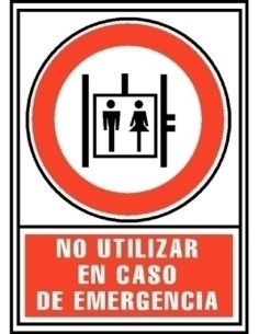 SEÑAL NO UTILIZAR EN CASO DE EMERGENCIA