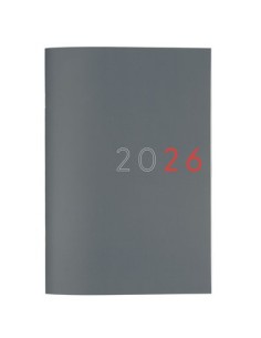 FINOCAM PLANIFICADOR AGENDA Y11-165X240MM MES VISTA GRIS 2026 INTERNACIONAL