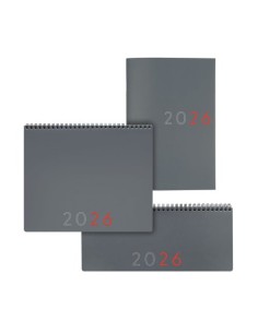 AG.F. PLANIFICADOR+NOTAS GRIS SURT.9