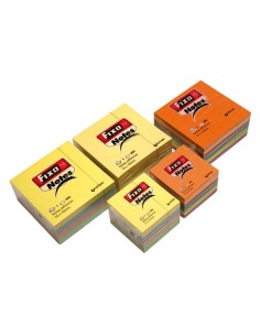 TACO NOTAS FIXO CUBO 51x51 400h PASTEL - Pack de 36 unidades