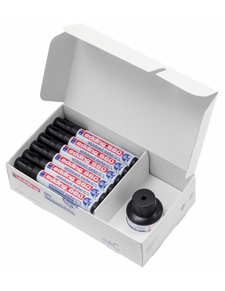 ROTUL.PIZAR.EDDING 660  NEGRO C/20