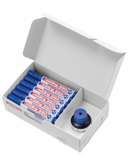 ROTUL.PIZAR.EDDING 660  AZUL C/20