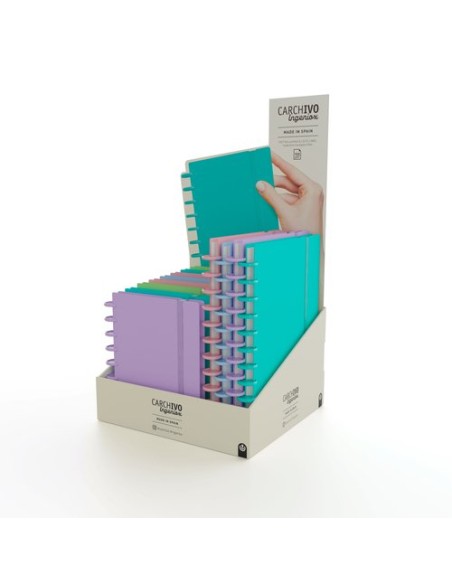 BLOC CARCHIVO INGENIOX PASTEL EXP.12