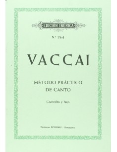 Metodo de canto contralto y bajo