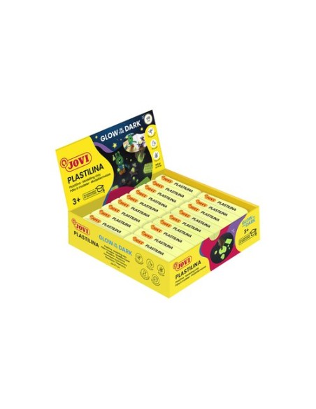 PLASTILINA JOVI 70 GLOW DARK C/18