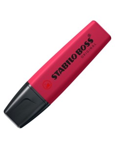 ROTUL.FLUOR STAB.BOSS 70 NAT. ROJO BORGO - Pack de 10 unidades