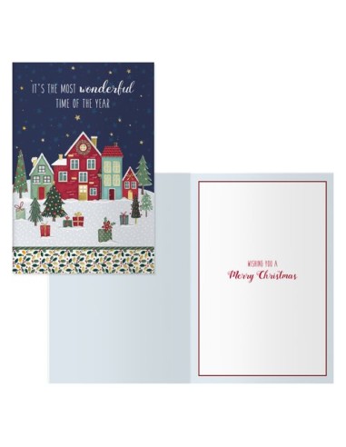 CHRISTMAS DOHE 115x170 HOUSE - Pack de 6 unidades