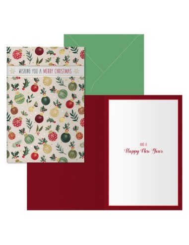 CHRISTMAS DOHE 115x170 WISHES - Pack de 6 unidades