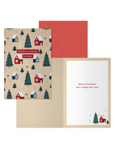 CHRISTMAS DOHE 115x170 TOWN - Pack de 6 unidades