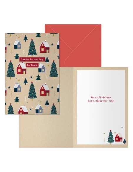 CHRISTMAS DOHE 115x170 TOWN - Pack de 6 unidades