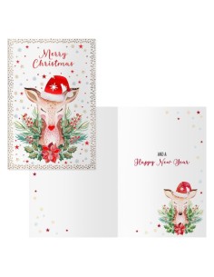 CHRISTMAS DOHE 170x115 BAMBY PACK DE 6
