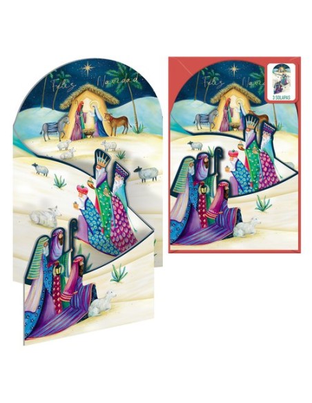 CHRISTMAS DOHE 115x170 ESTRELLA DE ORIEN - Pack de 6 unidades