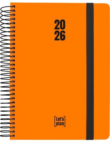 AG.GRAF. NEON t.EXTRA A5 D/P NARANJA