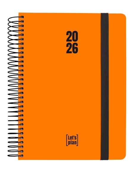 AG.GRAF. NEON t.EXTRA A5 D/P NARANJA