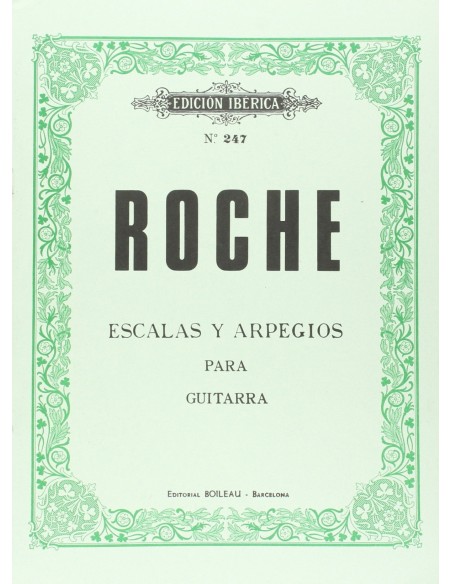 Escalas y arpegios para guitarra