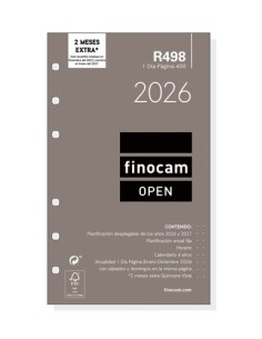RECAM.AG.F. R498 OPEN 400 ANUAL D/P