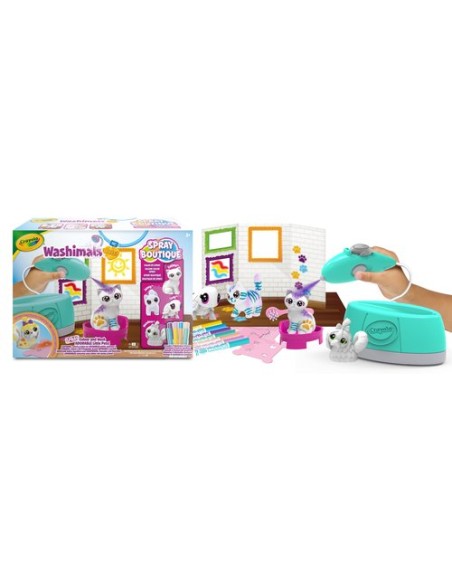 JUEGO CRAYOLA WASHIMALS SPRAY BOUTIQUE
