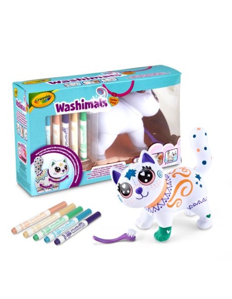 JUEGO CRAYOLA WASHIMALS JUMBO PETS