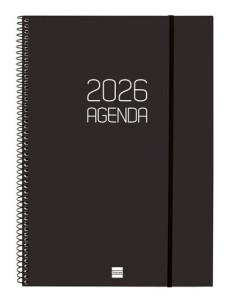 AG.F. ESPIRAL OPAQUE E40 S/V NEGRO