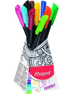 ROTUL.MAPED GRAPH PEPS PERSONALIZ.B/10 - Pack de 12 unidades