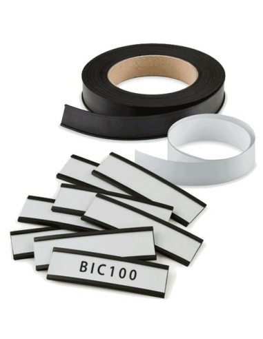 PORTAETIQUETAS MAGNETICO FAIBO 25mm B/10