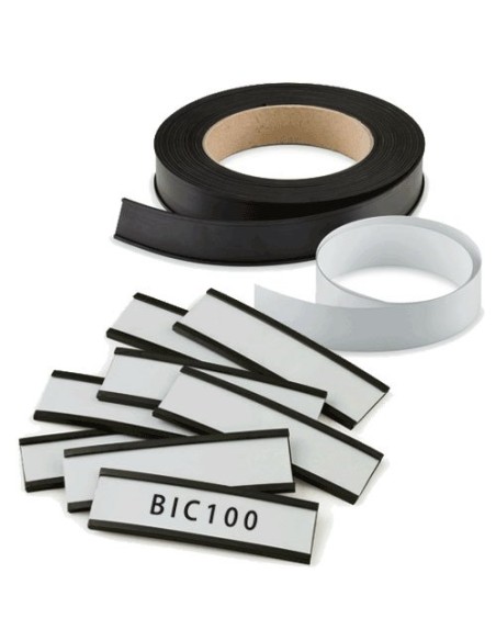 PORTAETIQUETAS MAGNETICO FAIBO 25mm B/10