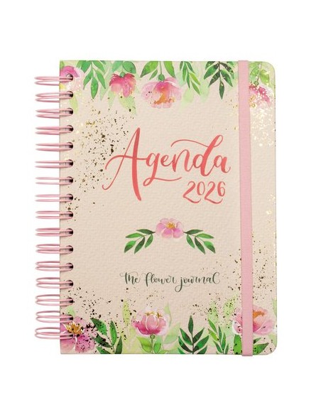 AG.F.CAT. FLOWER JOURNAL E10 D/P ROSA