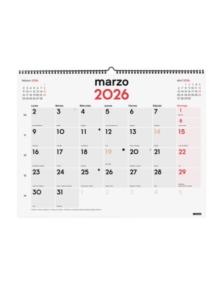 CAL.FIN. PARED MES XL 590x420